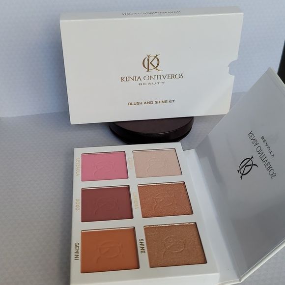 Kenia Ontiveros Makeup Kenia Ontiveros Beauty Blush Shine Kit